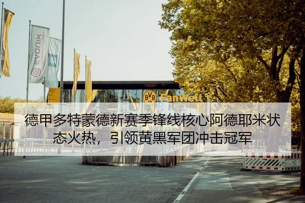 德甲多特蒙德新赛季锋线核心阿德耶米状态火热，引领黄黑军团冲击冠军